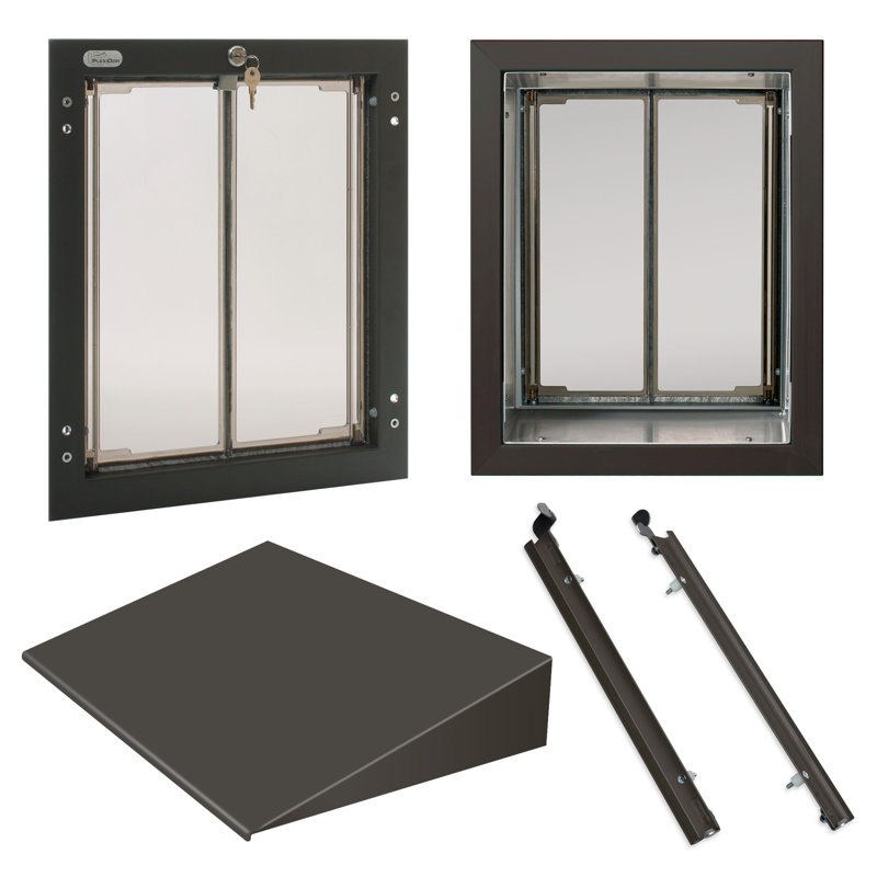 PlexiDor Performance Pet Doors Large Wall Series Bundle Wayfair